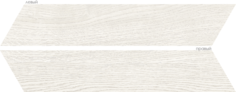 Керамогранит Oset ELEGANCE WHITE CHEV 8х40 (левый- правый)