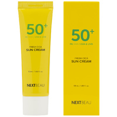 Солнцезащитный освежающий крем с центеллой азиатской SPF 50+ / PA++++ Nextbeau