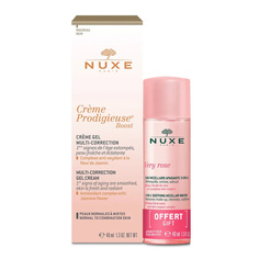 Набор CREME PRODIGIEUSE BOOST гель-крем + мицеллярная вода Nuxe