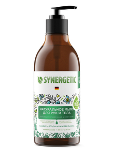 Мыло косметическое Synergetic Сандал и ягоды можжевельника 380ml 4607971451389