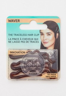 Заколки 3 шт. invisibobble WAVER Pretty Dark (с подвесом)