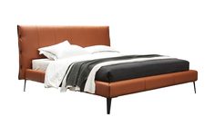 Кровать 160*200 brown (esf) коричневый 207x116x227 см.