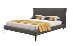 Кровать 180*200 grey (esf) серый 227x116x227 см.