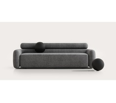 Диван volume sofa (bino-home) серый 200x90x80 см.