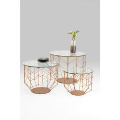 Столик кофейный wire (kare) прозрачный 70x55x70 см.