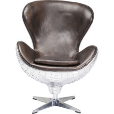 Кресло вращающееся soho big boss (kare) коричневый 80x105x80 см.