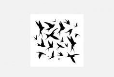 Переводная тату 10*10см Tatts