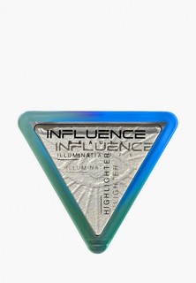 Хайлайтер Influence Beauty ILLUMINATI с микроскопическими частицами бриллиантов, эффект влажного сияния, тон 03 голубой, 6.5 г