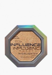 Хайлайтер Influence Beauty SOLAR с сияющими частицами, эффект деликатного сияния, золотой, 4,8 г