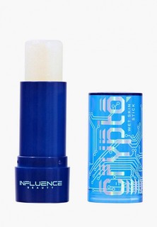 Корректор Influence Beauty CRYPTO, стик с эффектом влажной кожи, для макияжа глаз и лица, компактный, прозрачный с сияющими голубыми частицами, 5.6 г