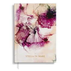 Ежедневник Stella di Mare Flora Sparkle, 176 листов, А5, фуксия