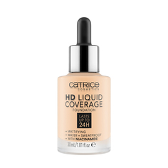 Основа тональная для лица CATRICE HD LIQUID COVERAGE тон 002 porcelain beige фарфоровый бежевый