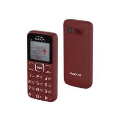 Мобильный телефон MAXVI B2 WINE RED (2 SIM)