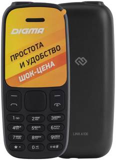 Мобильный телефон Digma A106 Linx 32Mb черный