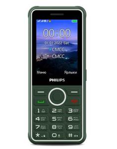 Мобильный телефон Philips E2301 Xenium зеленый
