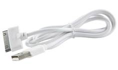 Дата-кабель Red Line USB - 30 - pin для Apple, (2метра) белый УТ000010359