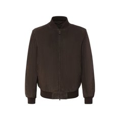Кожаный бомбер Brioni