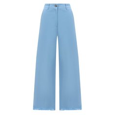 Брюки из хлопка и льна MSGM