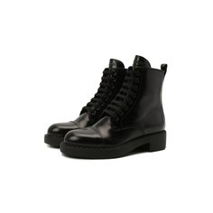 Кожаные ботинки Prada