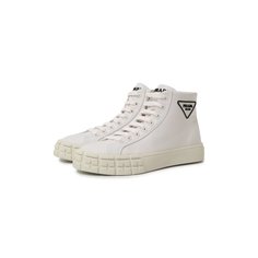 Текстильные кеды Prada