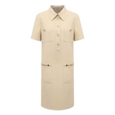 Платье из шелка и шерсти Gucci