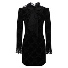 Хлопковое платье Saint Laurent