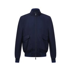 Бомбер из шерсти и шелка Zilli Sport