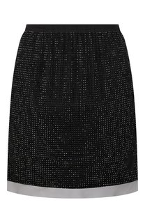 Юбка с отделкой стразами Prada