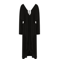 Шерстяное платье-миди на молнии Yohji Yamamoto