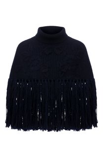 Шерстяное пончо Valentino