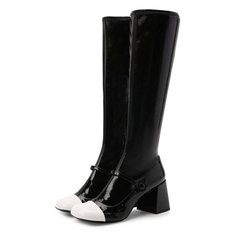 Кожаные сапоги Miu Miu