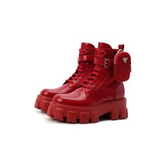 Кожаные ботинки Prada
