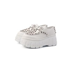 Кожаные дерби Miu Miu