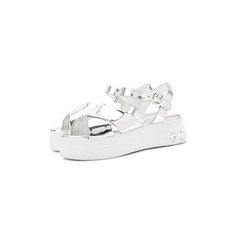 Кожаные сандалии Miu Miu