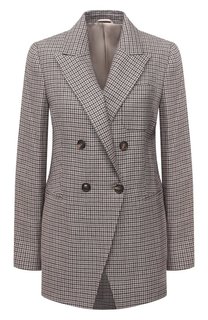 Жакет из льна и шерсти Brunello Cucinelli