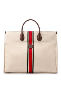 Текстильная сумка-тоут Gucci