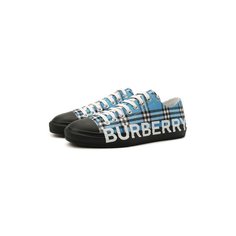 Текстильные кеды Burberry