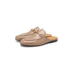 Кожаные сабо Princetown Gucci