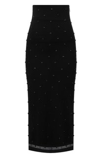 Юбка из шелка и хлопка Fendi