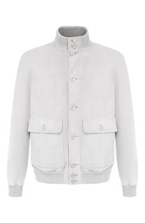 Кожаный бомбер Kiton