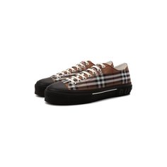 Текстильные кеды Burberry