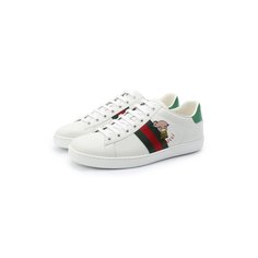 Кожаные кеды New Ace Gucci
