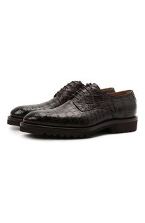 Дерби из кожи крокодила Kiton