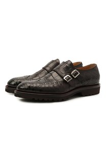 Монки из кожи крокодила Kiton