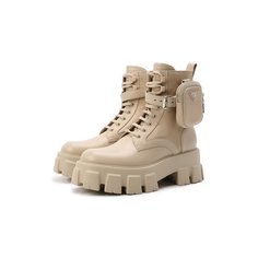 Кожаные ботинки Prada