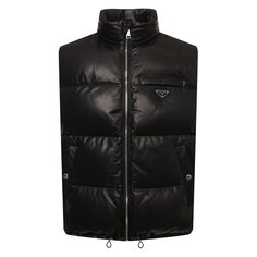 Кожаный жилет Prada