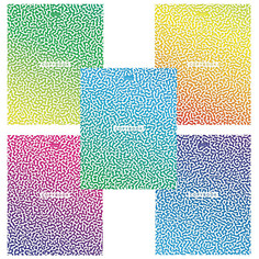 Тетради тетрадь 40л клетка А5 HATBER Радужные переливы в асс-те