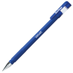Ручки ручка гелевая Berlingo Velvet синяя 0,5мм прорезиненный корпус