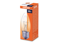 Лампы накаливания лампа накаливания OSRAM 60Вт E27 2700K 230В свеча С35 прозрачная