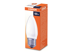 Лампы накаливания лампа накаливания OSRAM 60Вт E27 2700K 230В свеча С35 матовая